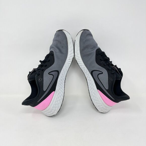 Nike Revolution 5 Black Pink Athletic Comfort Shoes BQ6715-004 Women's Size 8.5 - Picture 4 of 10
